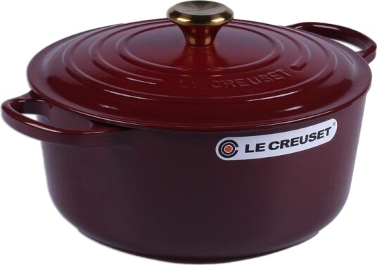 Le Creuset Signature Rund Gryte 28 cm 6,7 L   Dyp R??d