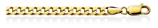 Pan Jewelry, Panserkjede i 925 forgylt sølv, 50 cm