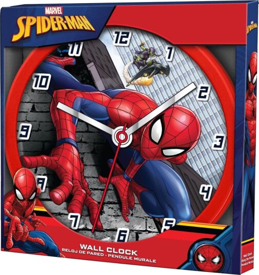 Marvel Spiderman wall clock