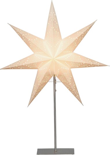 Star Trading   Adventsstjerne på fot Sensy   Hvit