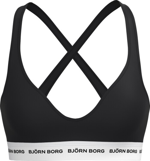 Björn Borg Women's Logo Bralette Black Beauty XS
