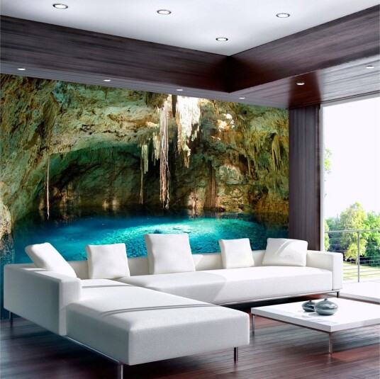 Fototapet Stalactite Cave 300x210 - Artgeist sp. z o. o.