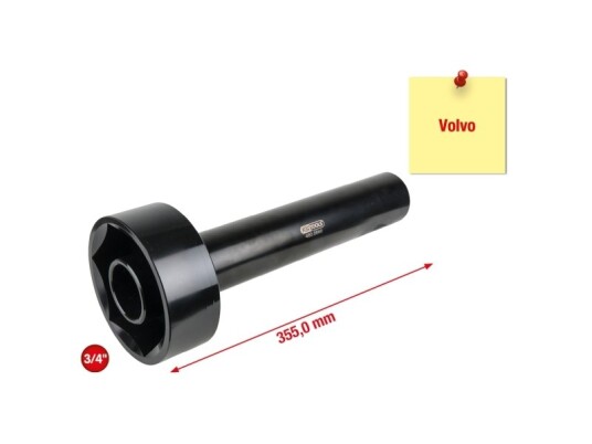 Ks Tools 460.0680, Stikkontakt, 3/4", 1 Hoder, Stål, 3,7 Kg