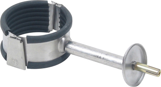 75 mm rørbærer med TPE gummi rustfritt stål AISI304/EN1.4301 BLÜCHER 75mm