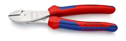Knipex Knipex-Werk 74 05 200 Sb Værksted Kraft-Sideskærer Med Facet 200 Mm