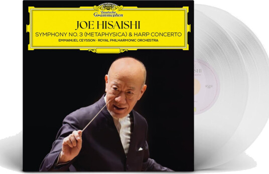 Joe Hisaishi Royal Philharmonic Orchestra Emmanuel Ceysson Hisaishi Symphony No3 Metaphysica Harp Concerto Limited Edition Vinyl Crystal Clear Vinyl