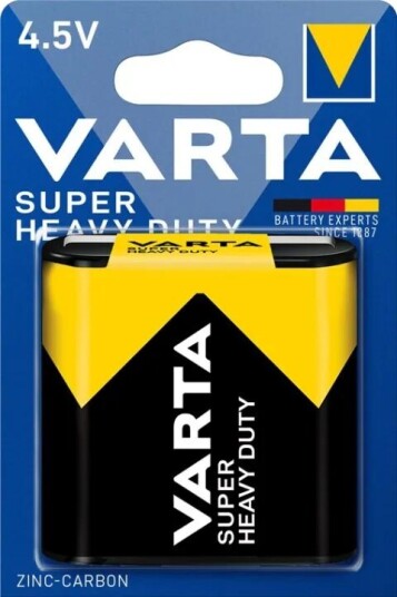 Varta Superlife 4,5V 3R12 Karbonbatteri 1 stk - Universalt Batteri Varta Superlife 4,5V 3R12 Karbonbatteri 1 stk - Universalt Batteri