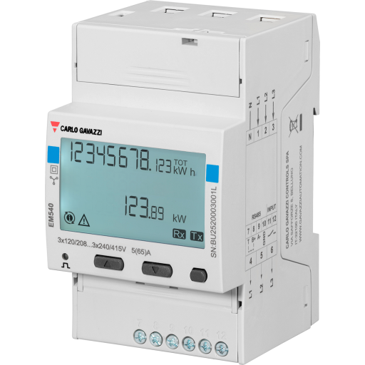 Carlo Gavazzi Energimåler 3 F Std 65A Modbus