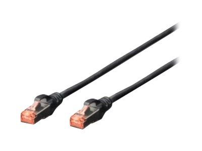 Digitus koblingskabel - 25 cm - svart, RAL 9005
