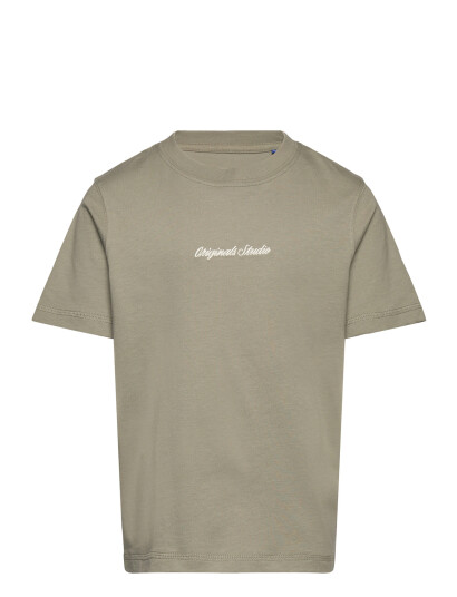Jack & Jones Jornorrebro Emb Tee Ss Cn Noos Mni Beige 110 Jack & Jones Jornorrebro Emb Tee Ss Cn Noos Mni Beige 110