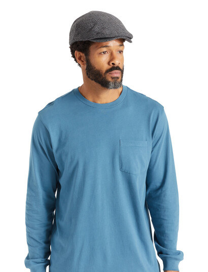 Brixton Hooligan Snap Cap   Grey   L