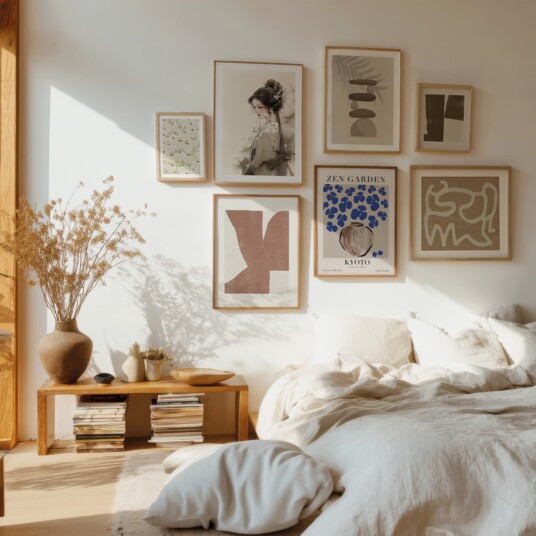 Eastern Minimalism Plakat / 50x50