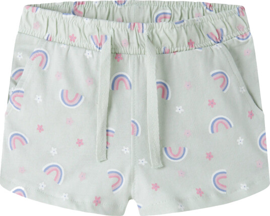 Name It Shorts Vigga Pale Aqua Rainbow 92