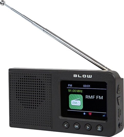 Blow RK3 Bærbar DAB+/FM-radio Svart