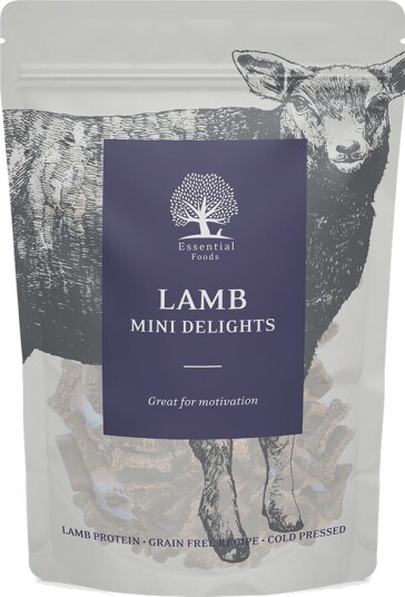 Essential Foods Lamb Mini Delights Hundegodbiter 100 G