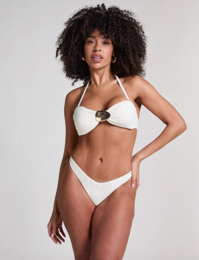 Hunkemöller Cabo Highleg R - White - XL