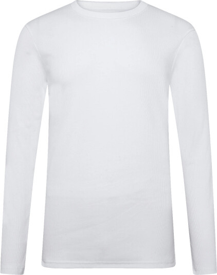 Bread & Boxers Long Sleeve Ribbed (Gots)   White   S x 35
