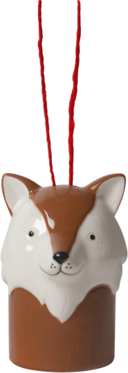 Pluto Design Rev juletreanheng Hvit-brun