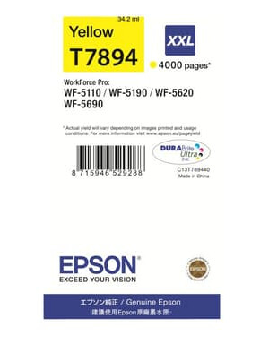 Epson Blekk Gul T7894 Xxl