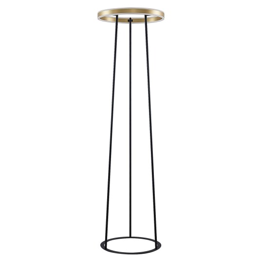 Lucande Seppe LED-gulvlampe, Ø 50 cm, messing Lucande Seppe LED-gulvlampe, Ø 50 cm, messing