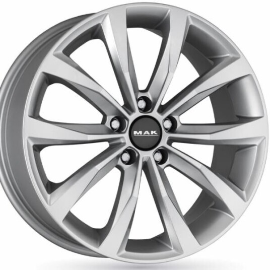 Mak Wolf Silver 6.5x20 5x114.3 ET33 B66.1 Mak Wolf Silver 6.5x20 5x114.3 ET33 B66.1