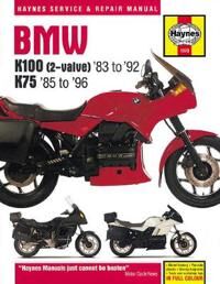Bmw K100 & 75 2-Valve Models (83 - 96) Haynes Repair Manual Av Haynes Publishing
