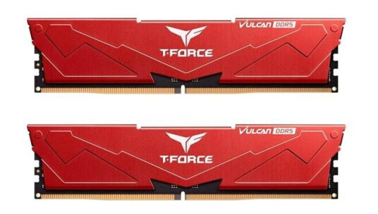 Team Group T-Force Vulcan DDR5-6000 32GB CL38 Dual Channel 2 pcs AMD EXPO & Intel XMP Rd Team Group T-Force Vulcan DDR5-6000 32GB CL38 Dual Channel 2 pcs AMD EXPO & Intel XMP Rd