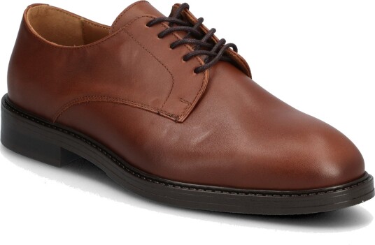 Selected Slmblake Leather Derby Shoe Noos Brown 43 Selected Slmblake Leather Derby Shoe Noos Brown 43