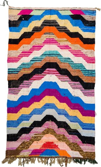 Marokkansk Boucherouite teppe 150 x 255 cm Størrelse: 150 x 255 cm