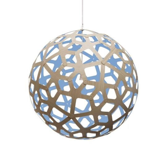 David Trubridge Korall Taklampe Ø120 Blå David Trubridge Korall Taklampe Ø120 Blå