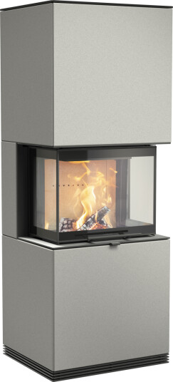 Contura i61AN panorama elementpeis med Artstone Naturell omramming