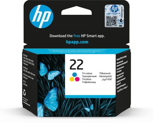 HP 22 (3-FARGE) BLISTERED