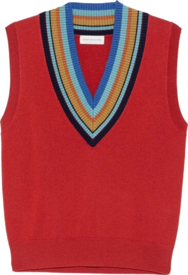 Dries Van Noten Dame Strikkevarer Rød S, Dries Van Noten Dame Strikkevarer Rød S,