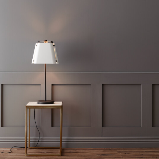 Belid Fold bordlampe Antrasitt/Hvit struktur