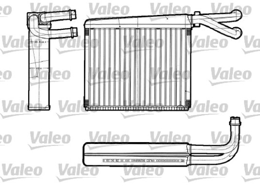 Varmeapparat register VALEO 812251 Varmeapparat register VALEO 812251