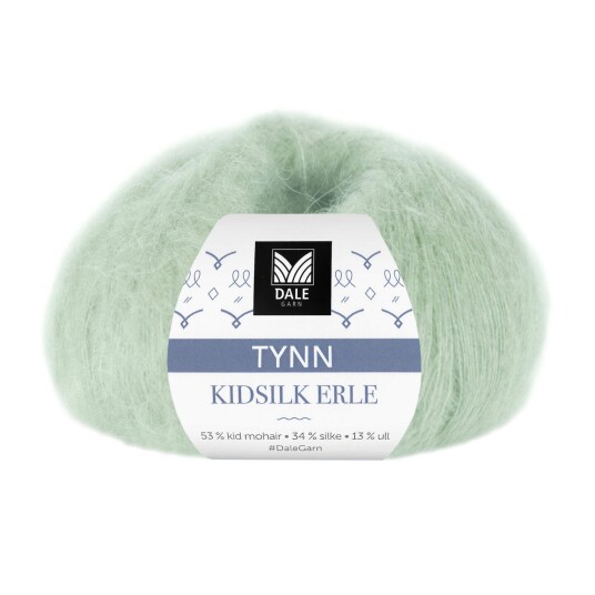Dale Garn Dale Tynn Kidsilk Erle 4035 Mintgrønn