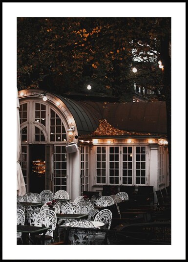 Charming Cafe Ambience Plakat Plakat / 100x150cm Charming Cafe Ambience Plakat Plakat / 100x150cm