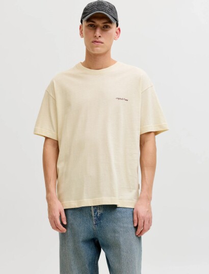 Jack & Jones Jormontauk Back Graphic Tee Sscn Ea26 Sn Cream S