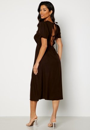 Bubbleroom Care Linnea Dress Dark brown 36