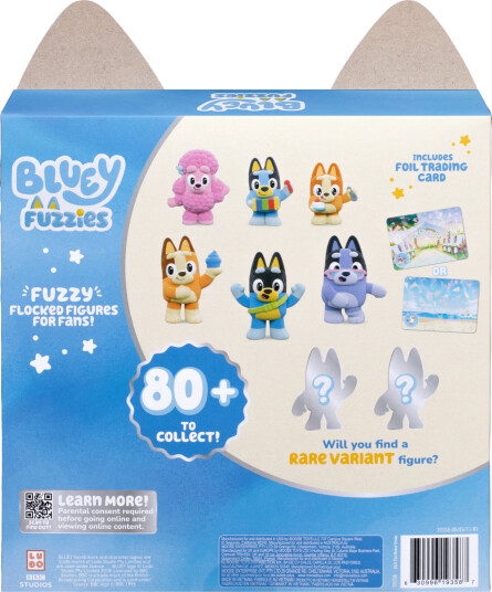 Bluey Fuzzies Favorittfigurer - 8-pakning Bluey Fuzzies Favorittfigurer - 8-pakning