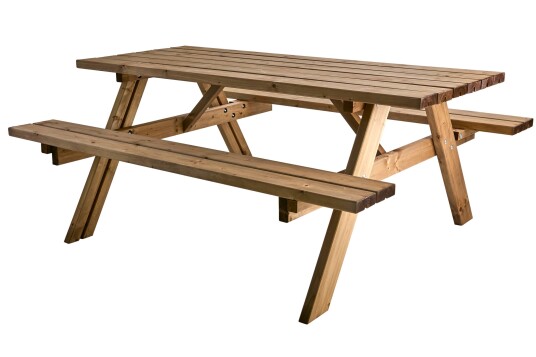 Brafab Arvidsbo pikniksettet Brun 177 x 152 cm Brun Brafab Arvidsbo pikniksettet Brun 177 x 152 cm Brun