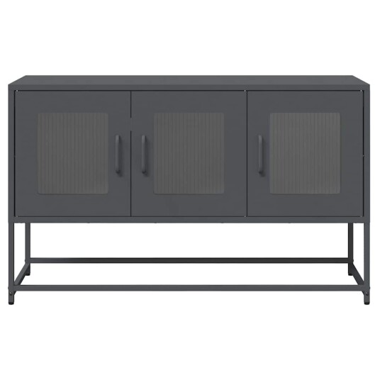 TV-skap Antrasitt 100,5x39x60,5 cm Kaldvalset stål 8721158371744