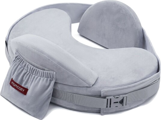 Momcozy Momcozy Cozypro Breastfeeding Nursing Pillow Grey Grey ONE SIZE Momcozy Momcozy Cozypro Breastfeeding Nursing Pillow Grey Grey ONE SIZE