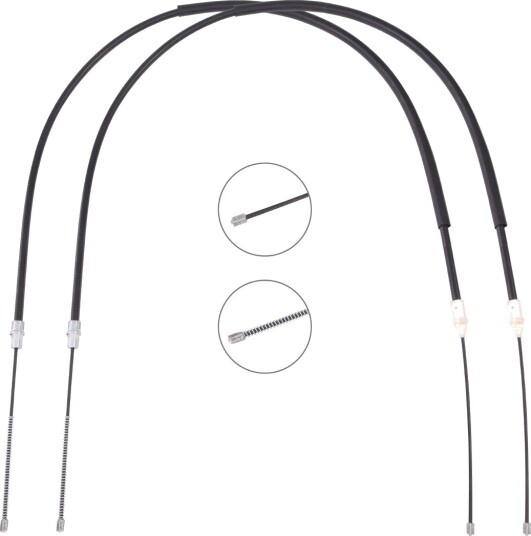 RIDEX 124C1165 Tautrekk håndbremse RIDEX 124C1165 Tautrekk håndbremse