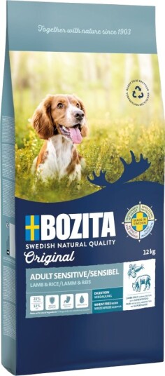 Bozita Tørrfôr Original Sensitive Digestion & Ris Lam 2 X 12 kg