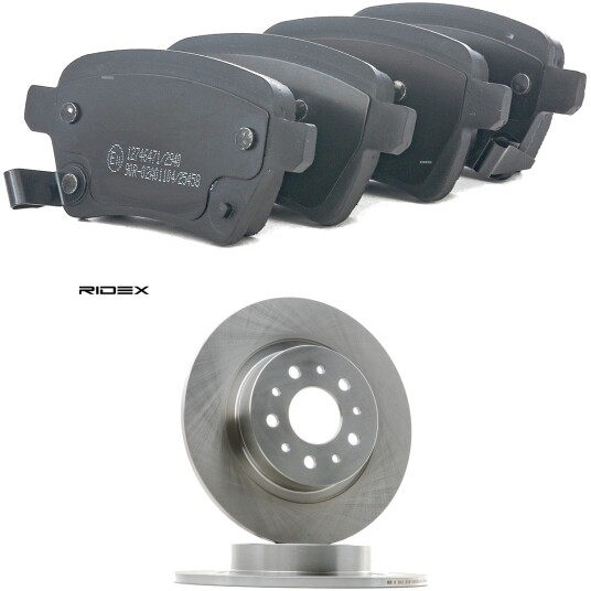 Bremseskiver og -klosser RIDEX 3405B2443