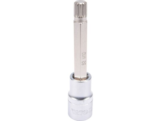 Yato 1/2" M10 X 100mm Spline Skaftsokkel Håndverktøy