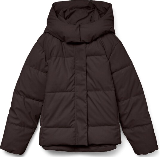 Vero Moda Vmgretakylie Short Coated Jacket Noos CHOCOLATE TORTE XL