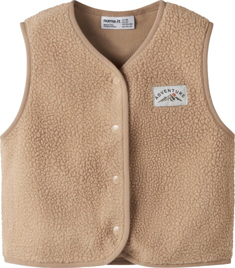 Name It Nmmowe Sl Nreg Teddy Vest Beige 104 Name It Nmmowe Sl Nreg Teddy Vest Beige 104