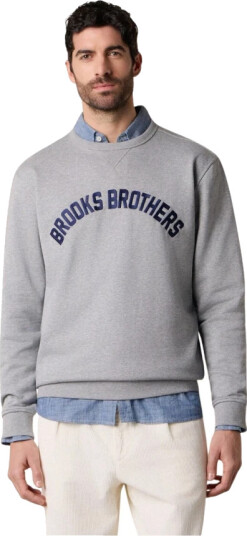 Brooks Brothers Herre Gensere & Hettegensere Grå XL,